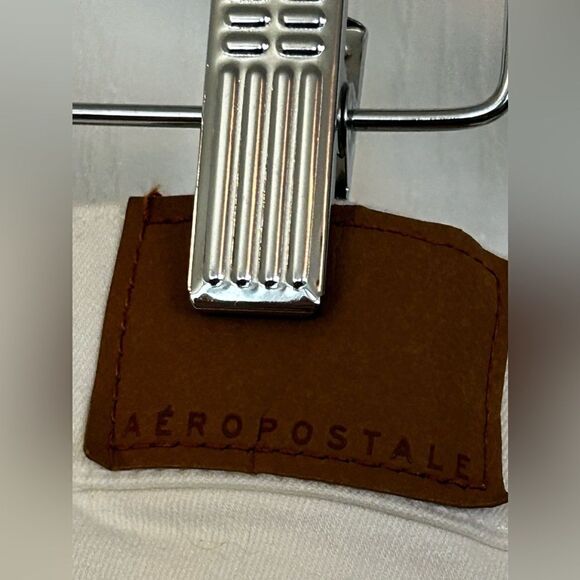 Aeropostale high waisted ankle jegging size 8 white denim NWT - Picture 11 of 16